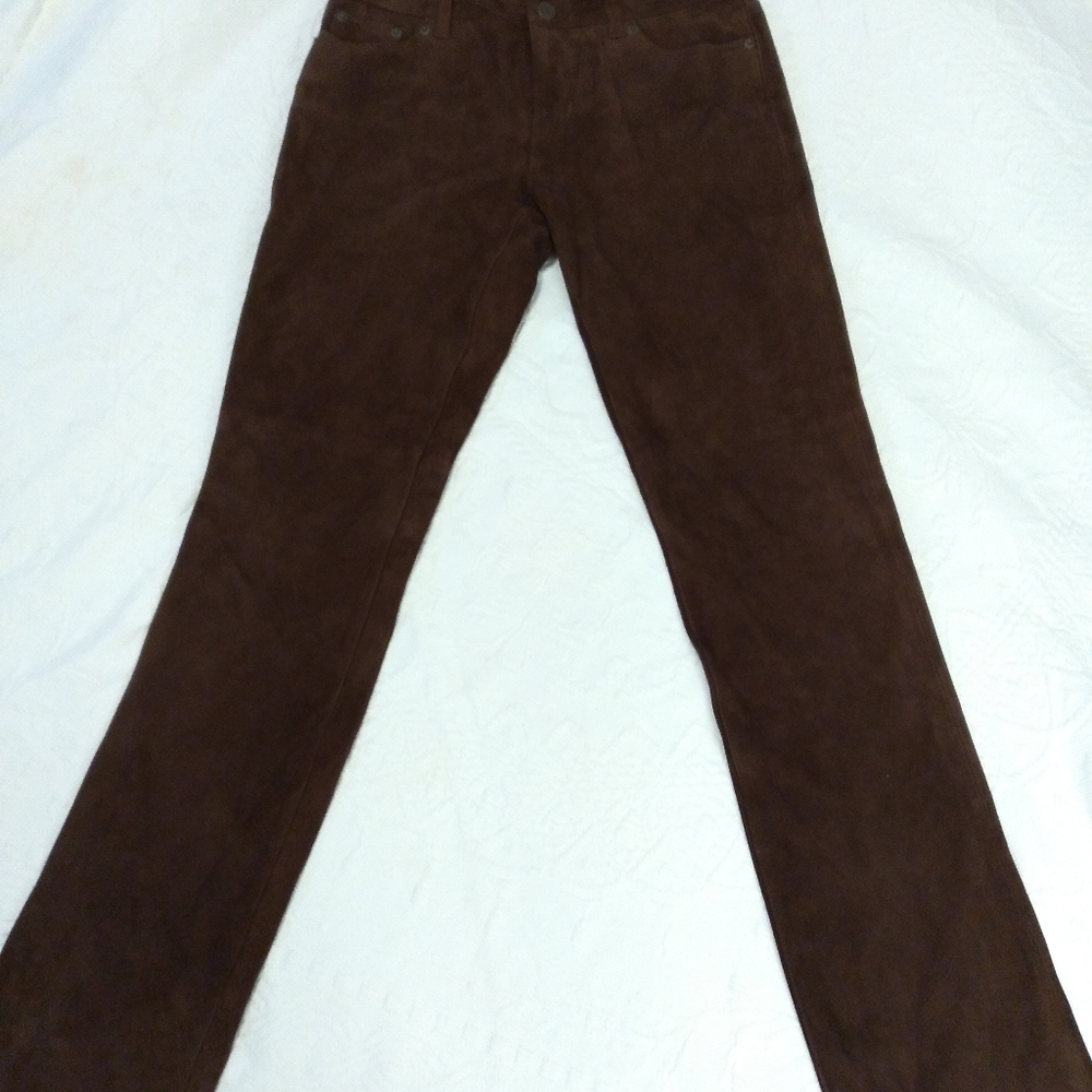Lauren Ralph Lauren Jeans Co Suede Jeans - Picture 4 of 16